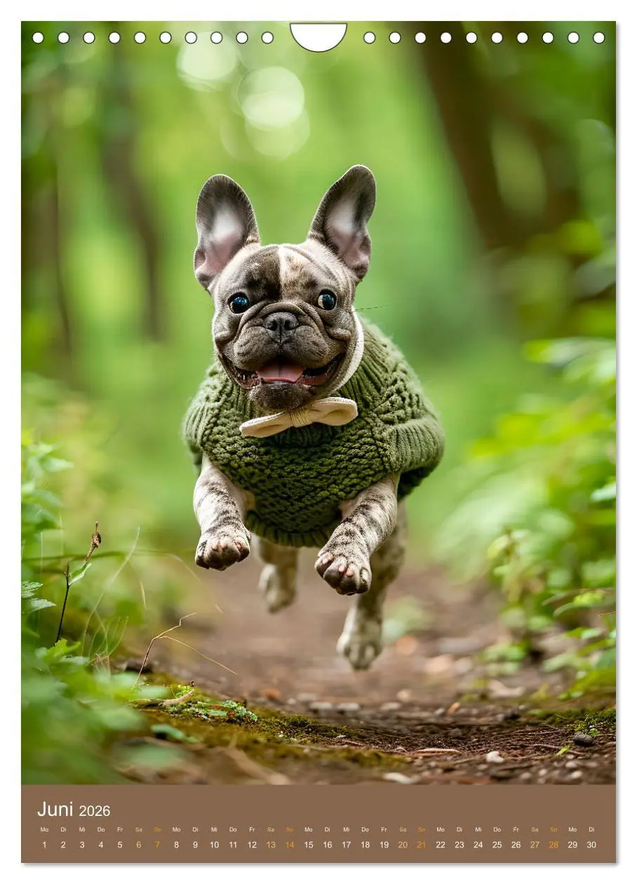 Bild: 9783516282627 | Frenchie Couture - Französische Bulldoggen in Strick-Chic...