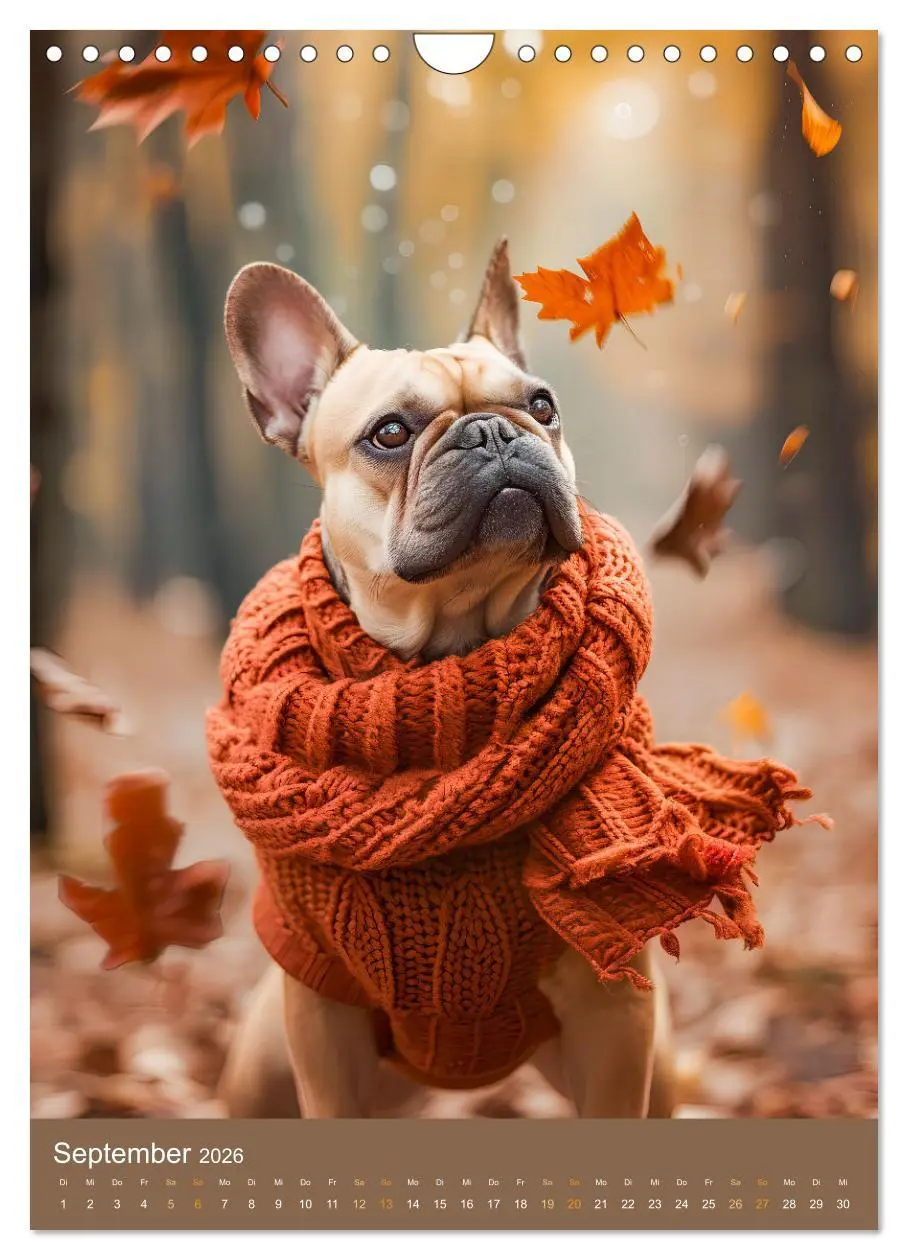 Bild: 9783516282627 | Frenchie Couture - Französische Bulldoggen in Strick-Chic...