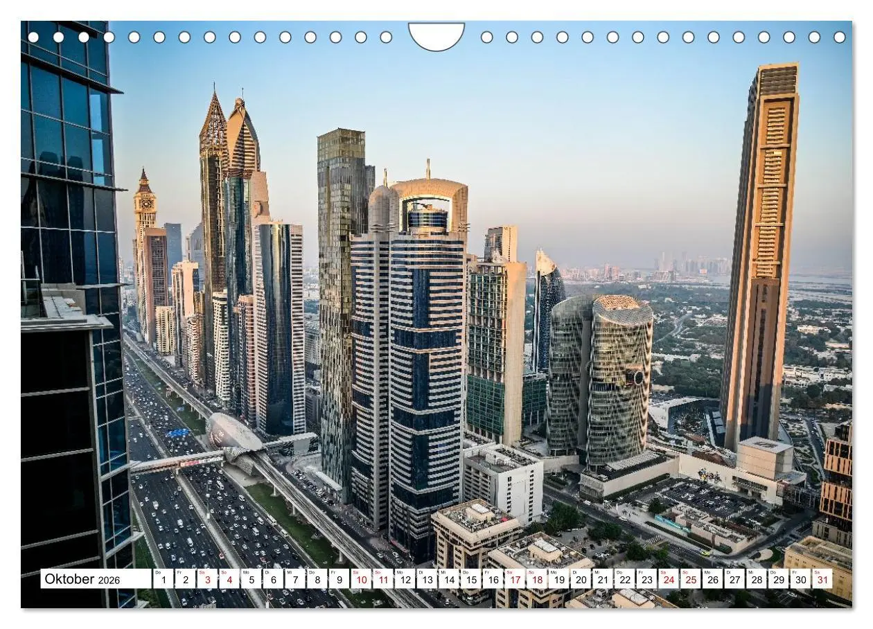 Bild: 9783516592627 | Wundervolles Dubai (Wandkalender 2026 DIN A4 quer), CALVENDO...