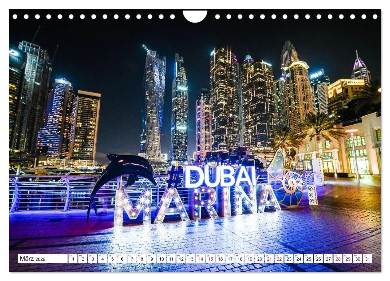 Bild: 9783516592627 | Wundervolles Dubai (Wandkalender 2026 DIN A4 quer), CALVENDO...