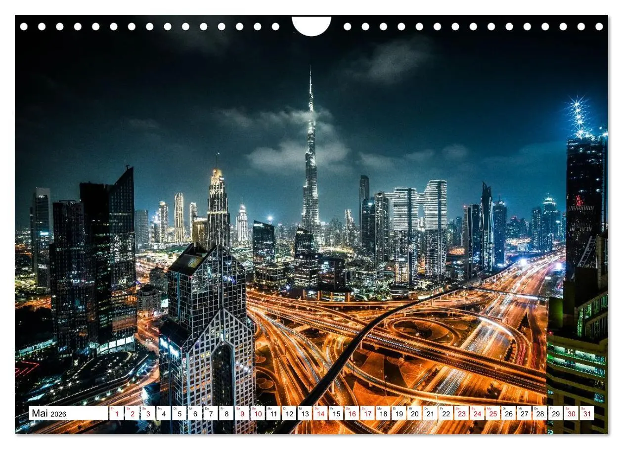 Bild: 9783516592627 | Wundervolles Dubai (Wandkalender 2026 DIN A4 quer), CALVENDO...