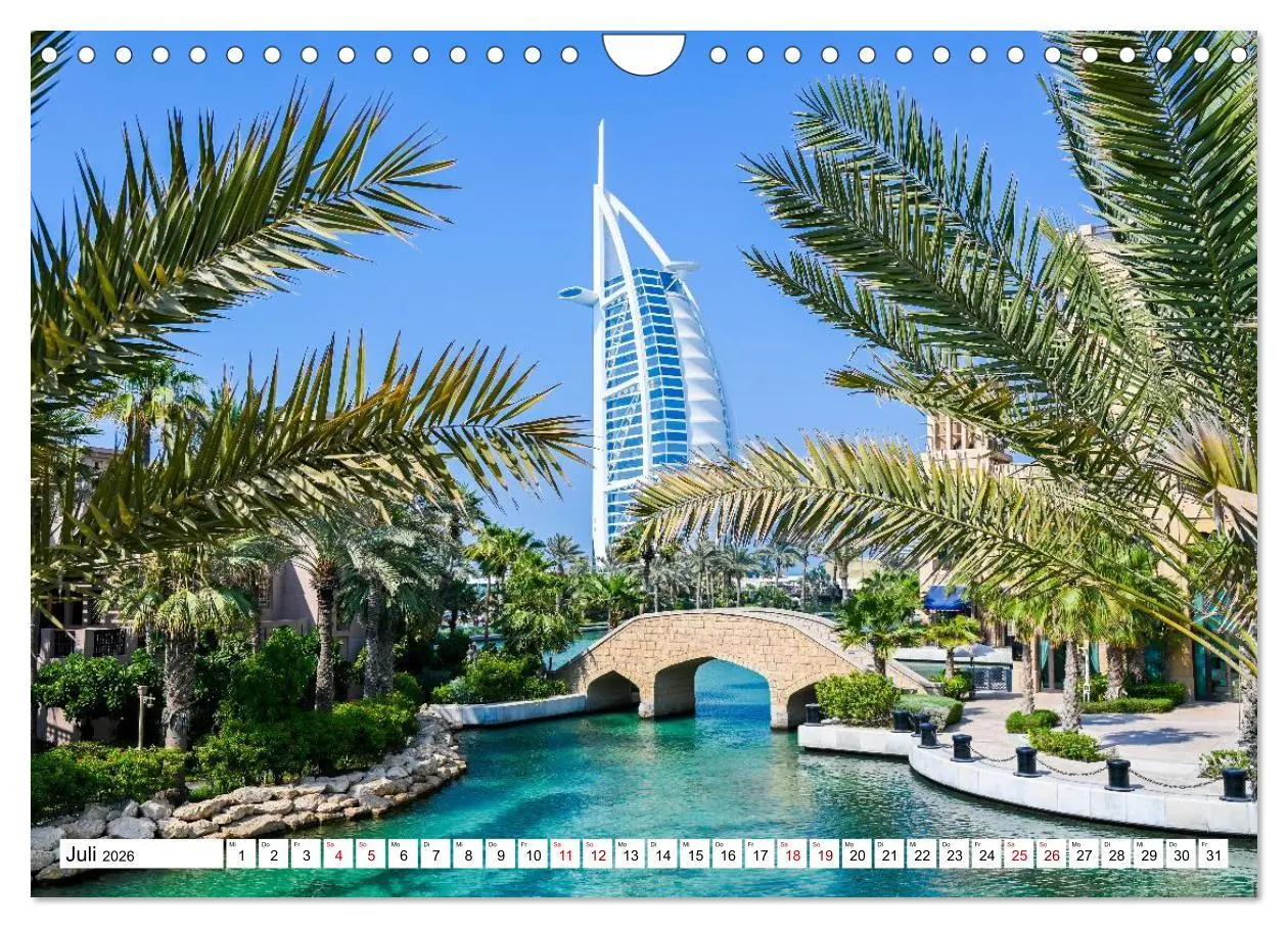 Bild: 9783516592627 | Wundervolles Dubai (Wandkalender 2026 DIN A4 quer), CALVENDO...