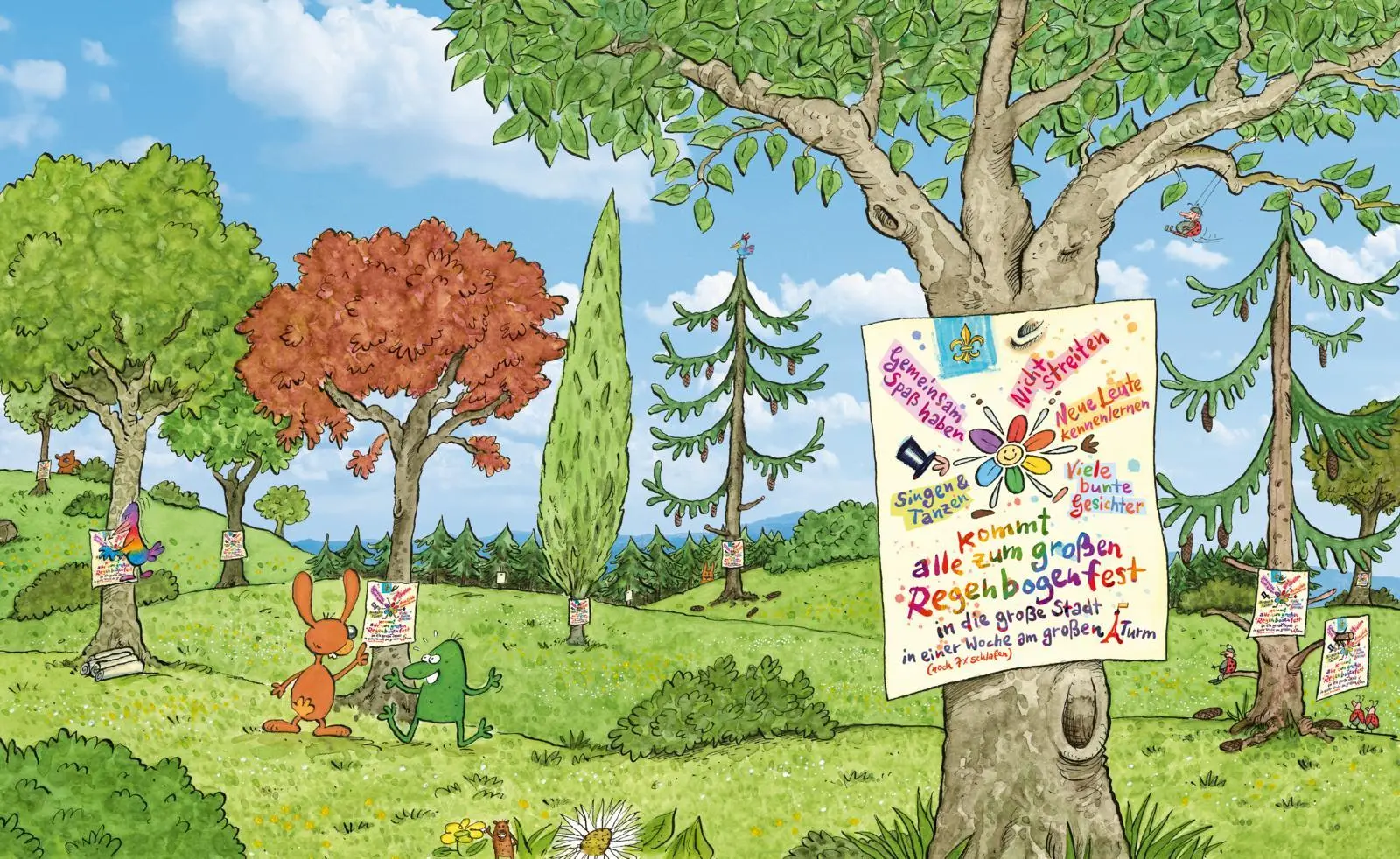 Bild: 9783551522627 | Nulli &amp; Priesemut: Das große Regenbogenfest | Matthias Sodtke | Buch