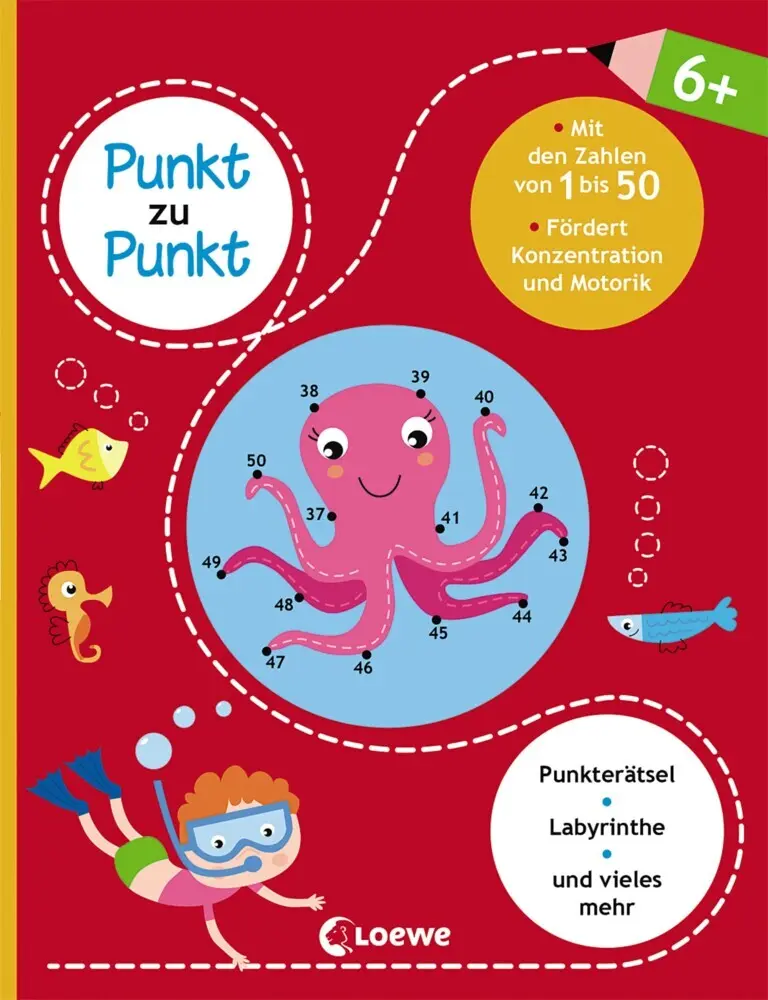 Cover: 9783743202627 | Punkt zu Punkt - Mit den Zahlen von 1 bis 50 | Rätseln (u. a.) | Buch