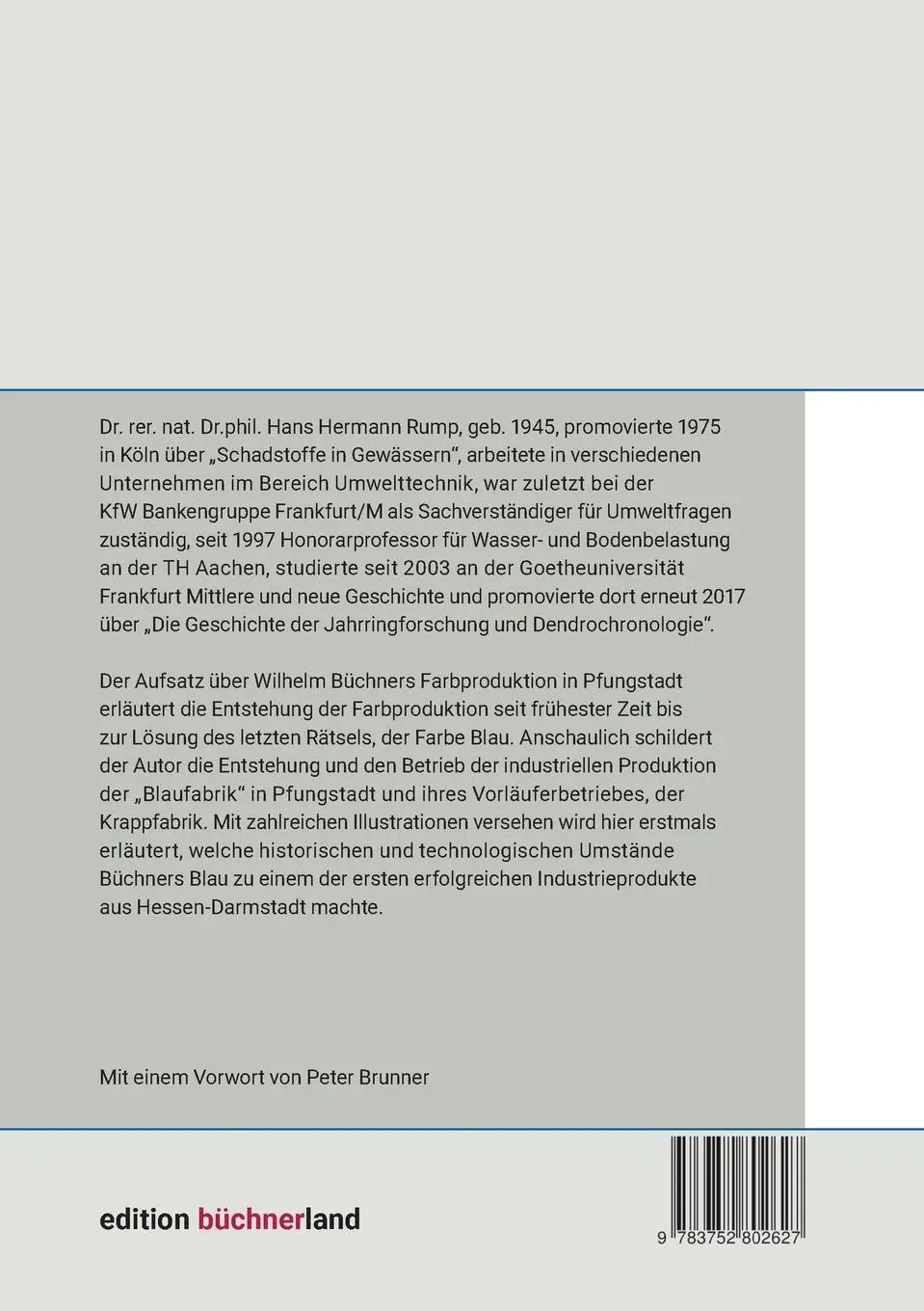 Rückseite: 9783752802627 | Krapp und Ultramarin | Hans Hermann Rump | Taschenbuch | 48 S. | 2018