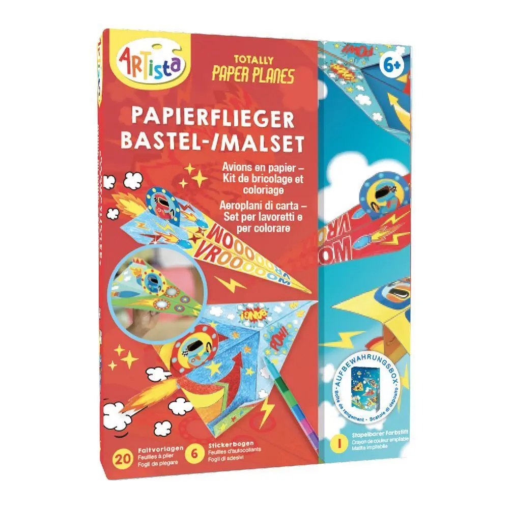 Cover: 7640250152727 | ARTISTA - Papierflieger Bastel-/Malset | Kit (Bastelset) | 9301958