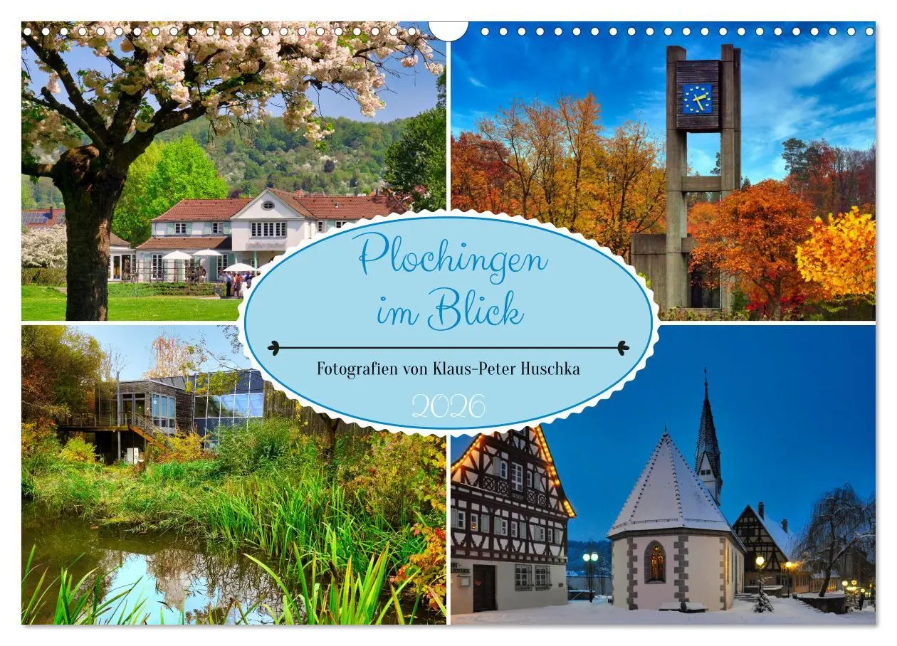 Cover: 9783457562727 | Plochingen im Blick (Wandkalender 2026 DIN A3 quer), CALVENDO...