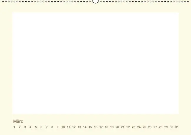 Bild: 9783660032727 | Immerwährender Kalender zum selber Gestalten (Wandkalender...