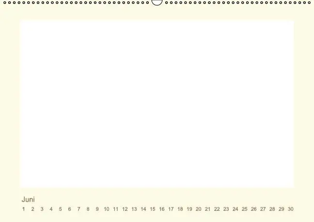 Bild: 9783660032727 | Immerwährender Kalender zum selber Gestalten (Wandkalender...