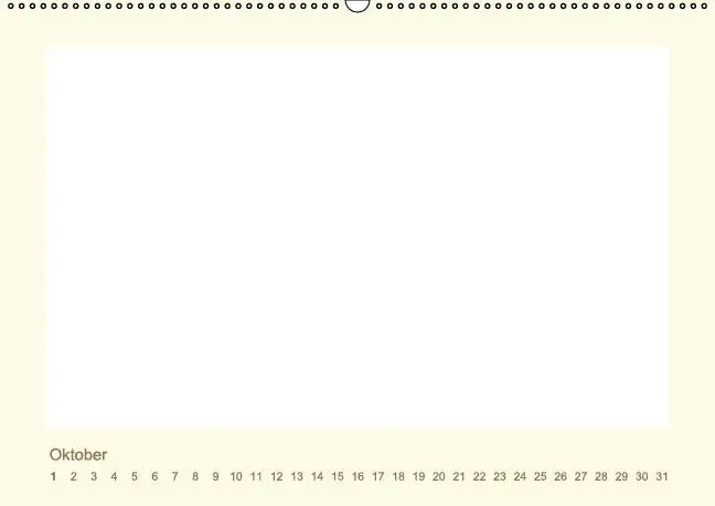 Bild: 9783660032727 | Immerwährender Kalender zum selber Gestalten (Wandkalender...