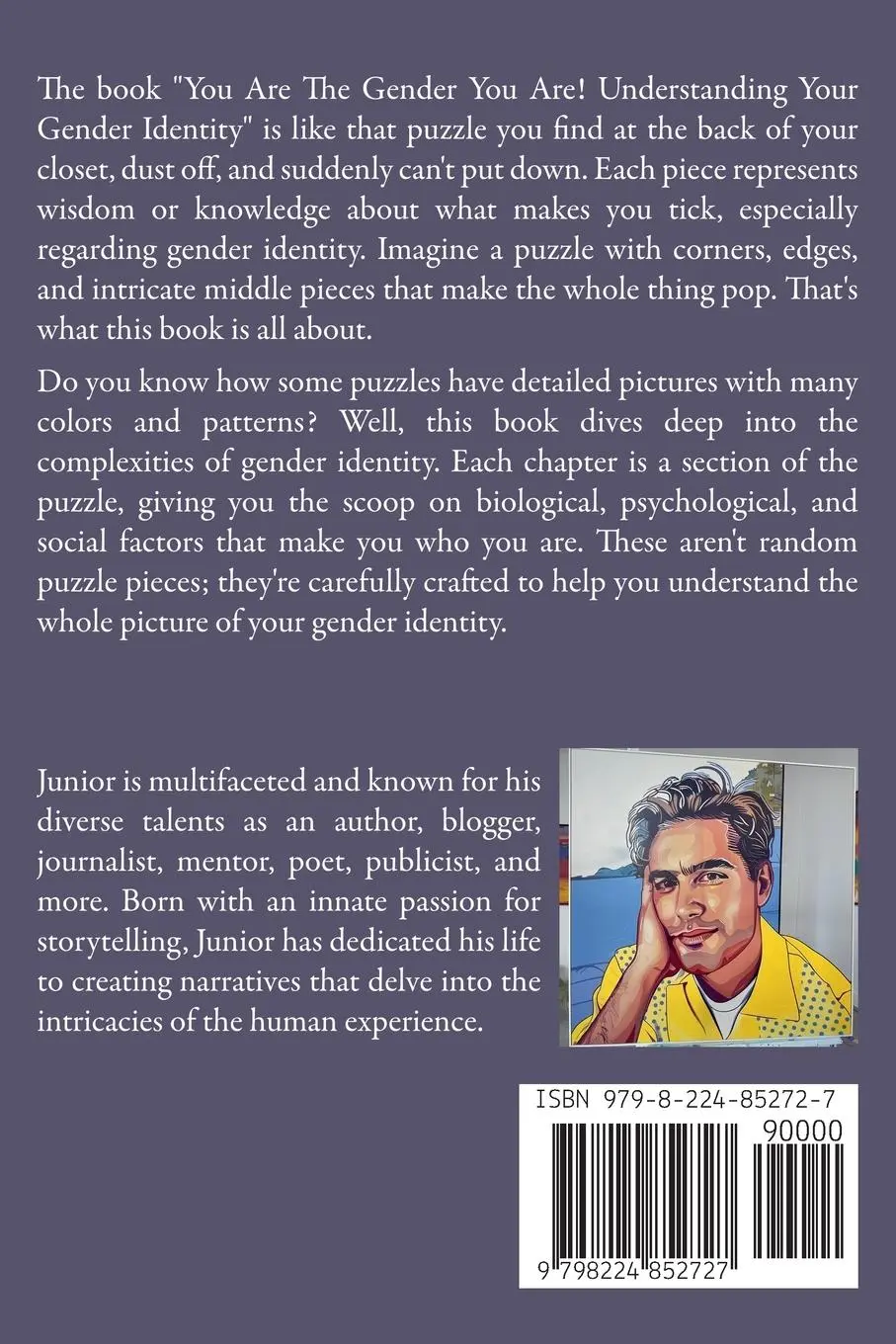 Rückseite: 9798224852727 | You Are The Gender You Are - Understanding Gender Identity | Af Junior