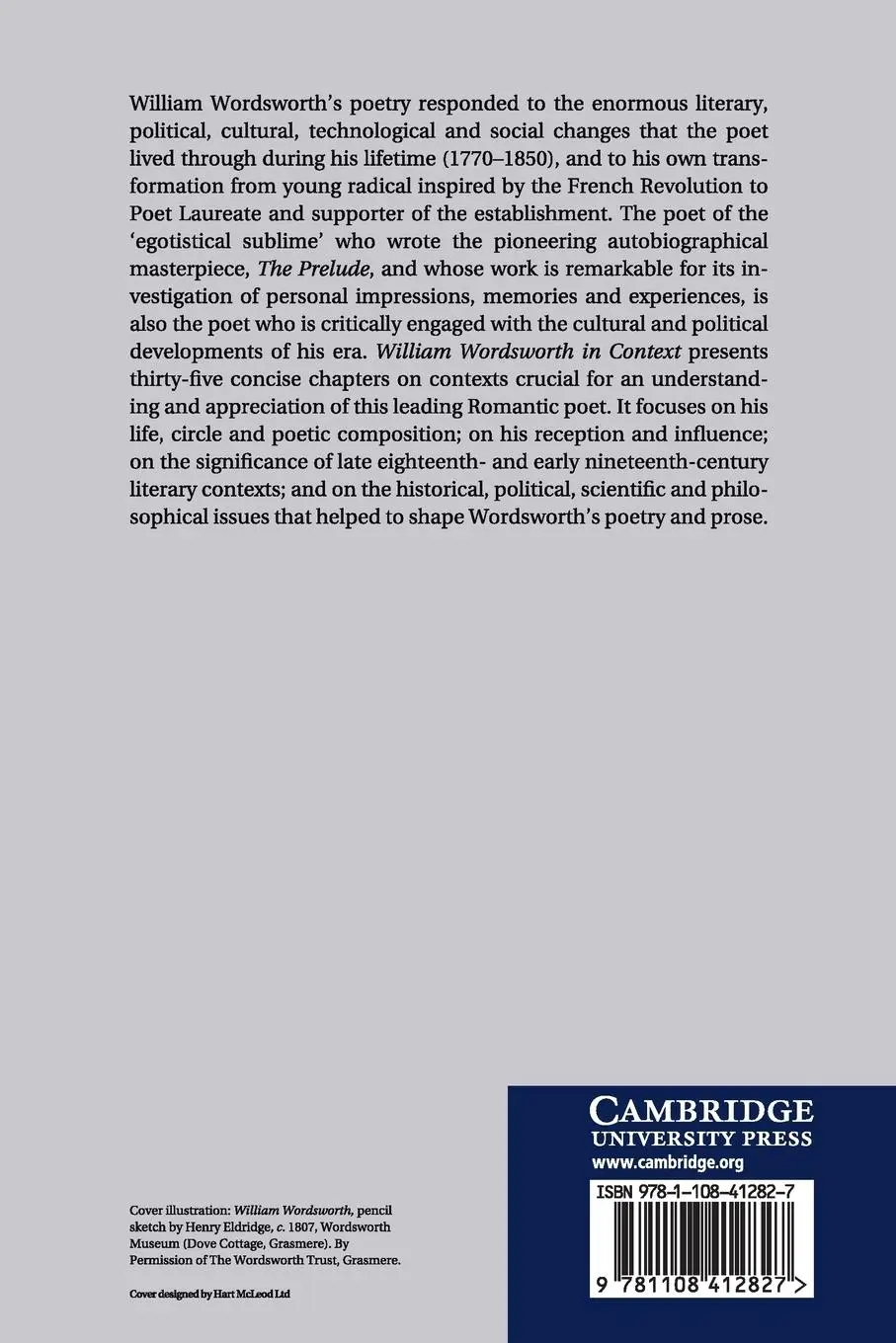 Rückseite: 9781108412827 | William Wordsworth in Context | Andrew Bennett | Taschenbuch | 2017