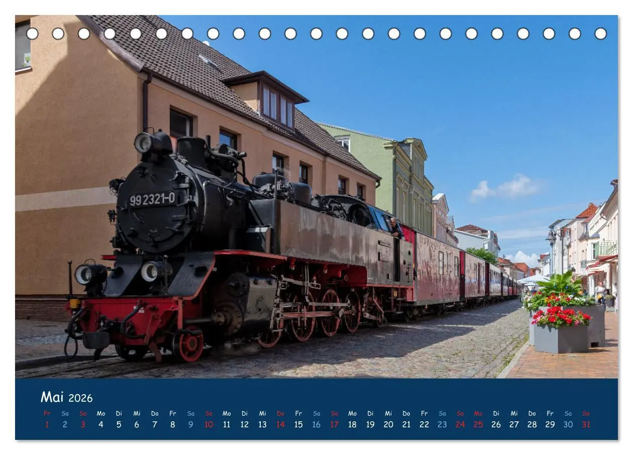 Bild: 9783457622827 | Unter Dampf im Osten (Tischkalender 2026 DIN A5 quer), CALVENDO...