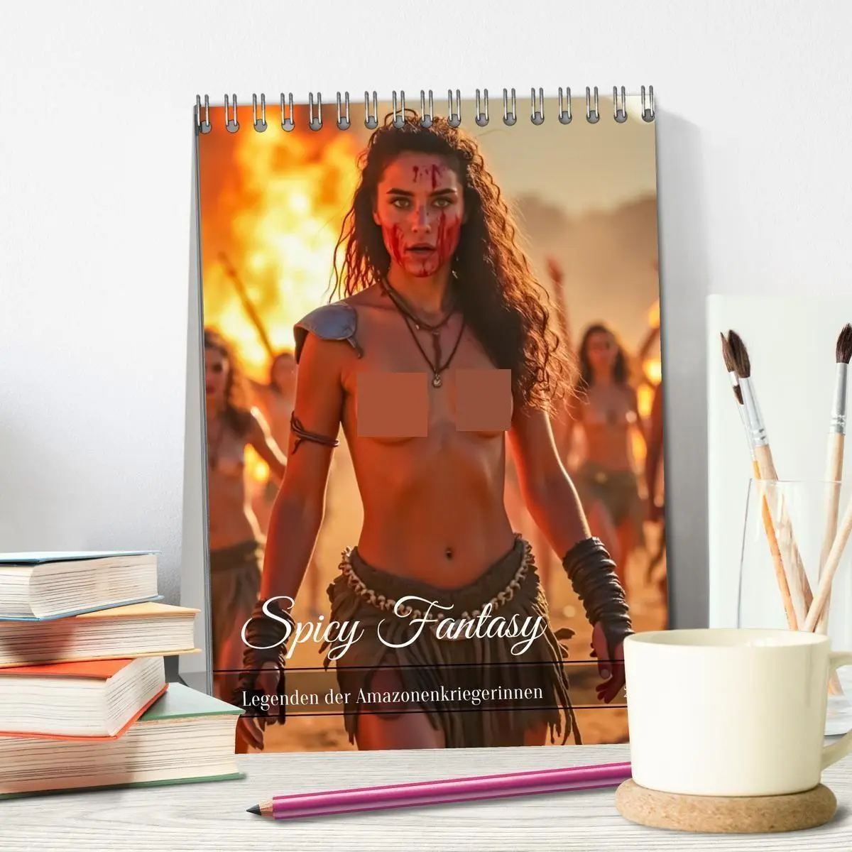 Bild: 9783516952827 | Spicy Fantasy - Legenden der Amazonenkriegerinnen (Tischkalender...