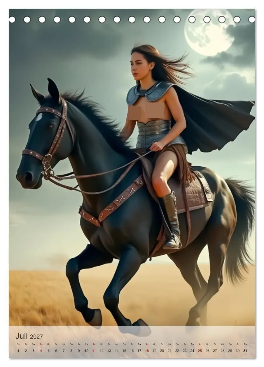 Bild: 9783516952827 | Spicy Fantasy - Legenden der Amazonenkriegerinnen (Tischkalender...