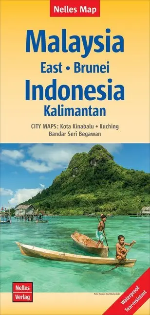 Cover: 9783865742827 | Nelles Map Landkarte Malaysia: East - Brunei - Indonesia: Kalimantan