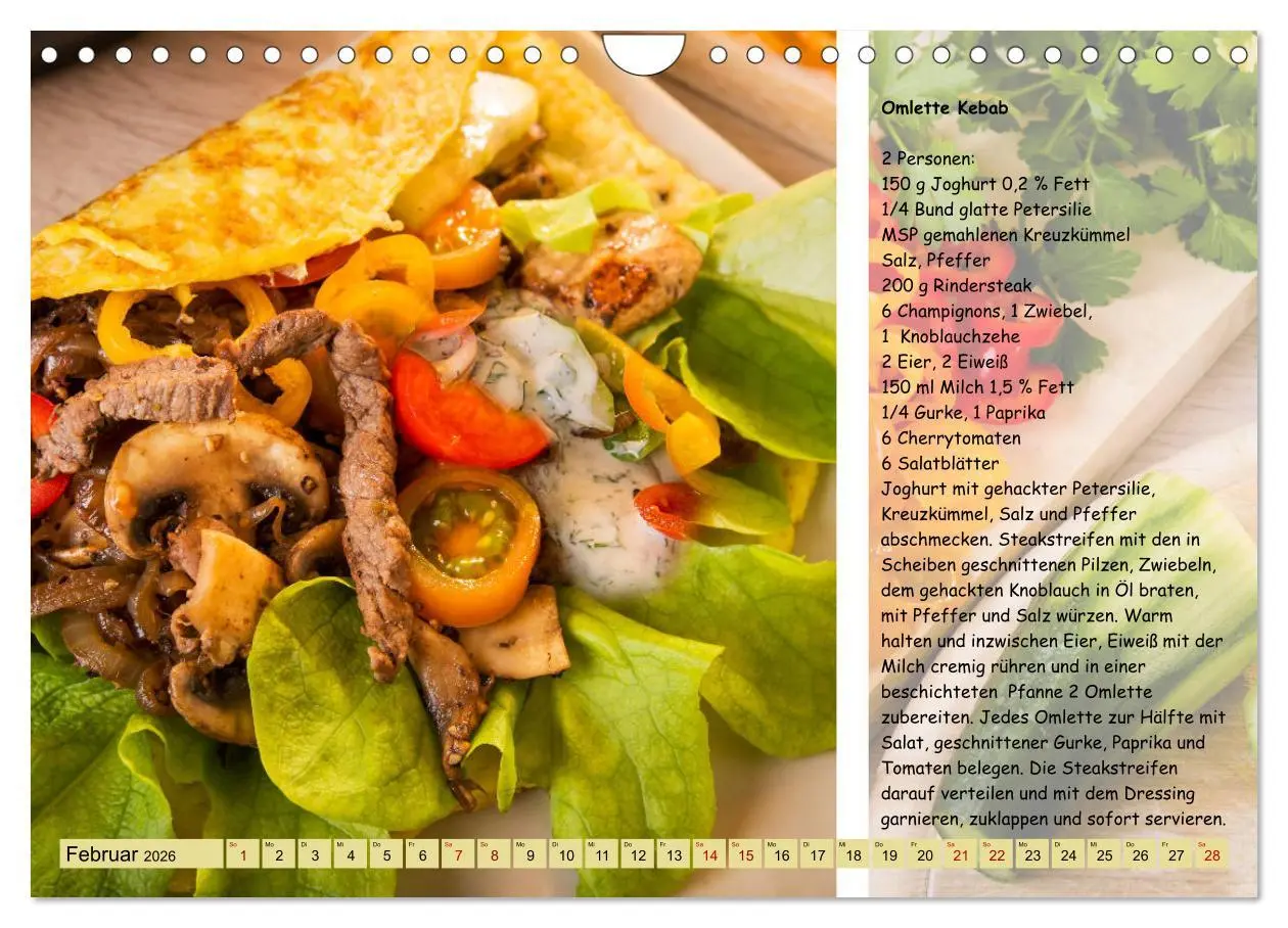 Bild: 9783457852927 | Low Carb 2.0 - Leichte Rezepte zum Selberkochen (Wandkalender 2026...