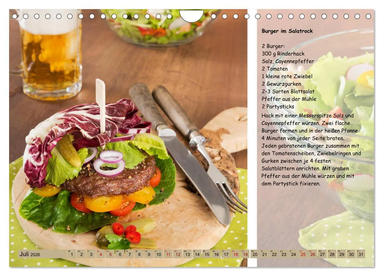 Bild: 9783457852927 | Low Carb 2.0 - Leichte Rezepte zum Selberkochen (Wandkalender 2026...