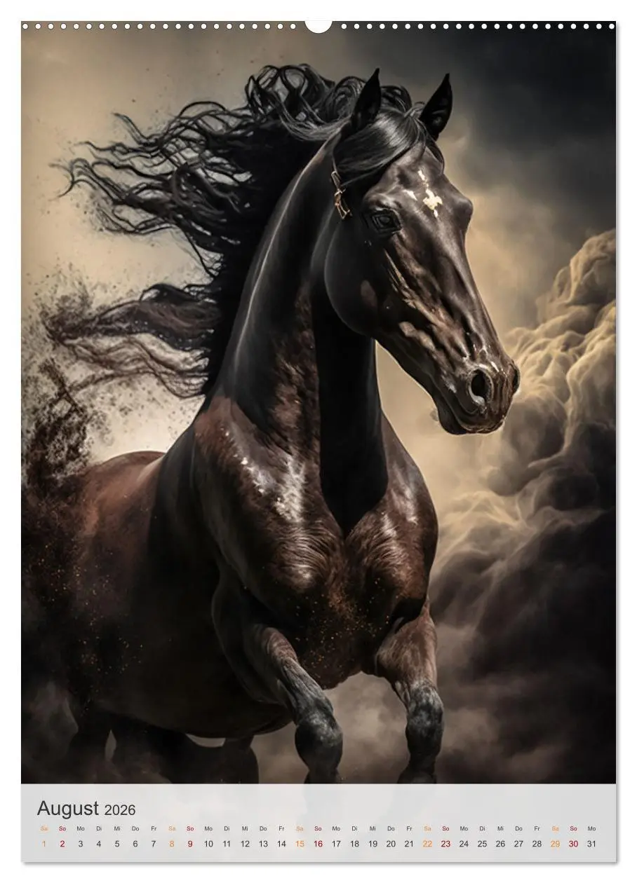Bild: 9783516322927 | Fantastische Pferde (hochwertiger Premium Wandkalender 2026 DIN A2...