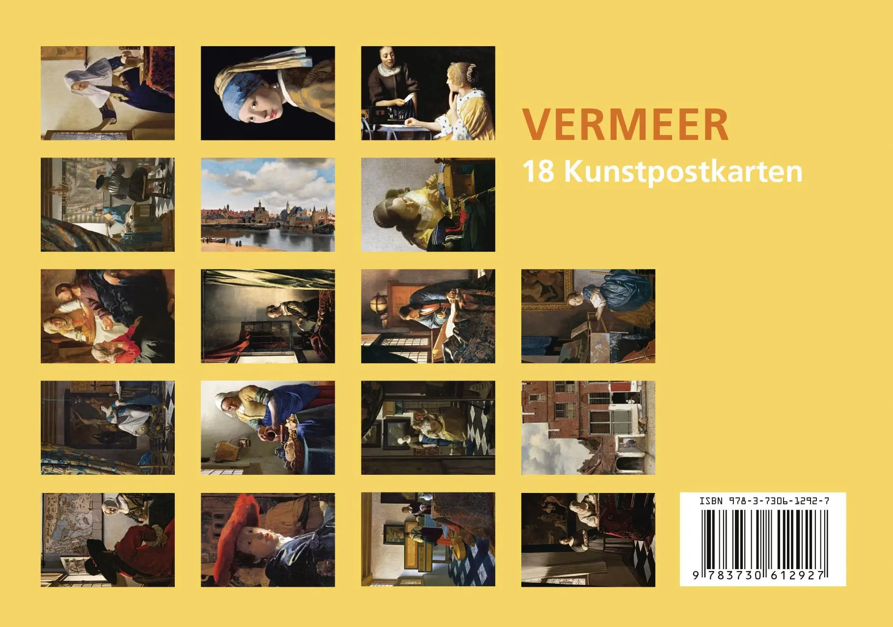 Bild: 9783730612927 | Postkarten-Set Jan Vermeer | Jan Vermeer van Delft | Taschenbuch