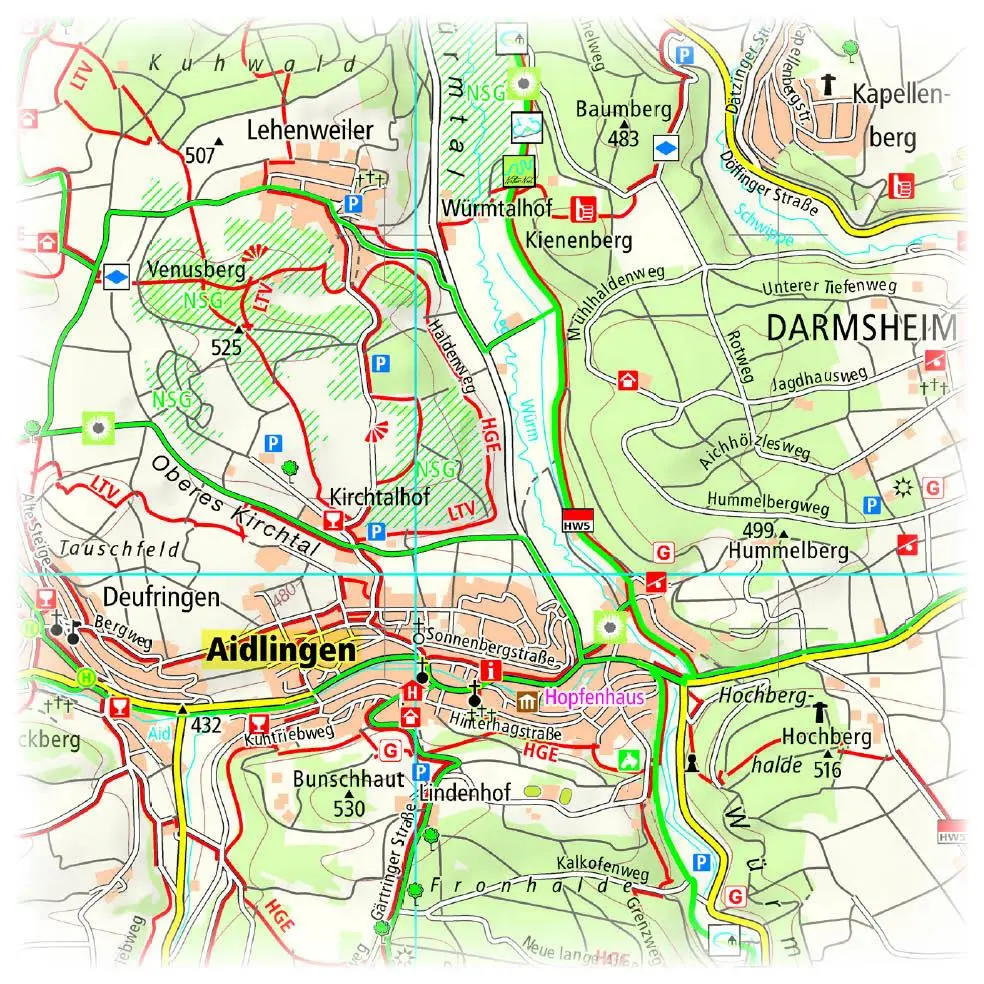 Bild: 9783747302927 | Landkreis Böblingen - Naturpark Schönbuch, Herrenberg -...