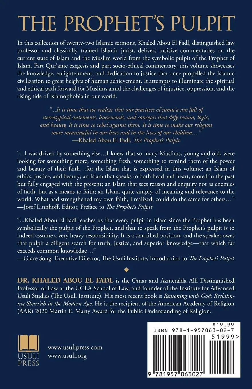 Rückseite: 9781957063027 | The Prophet's Pulpit | Commentaries on the State of Islam | Fadl