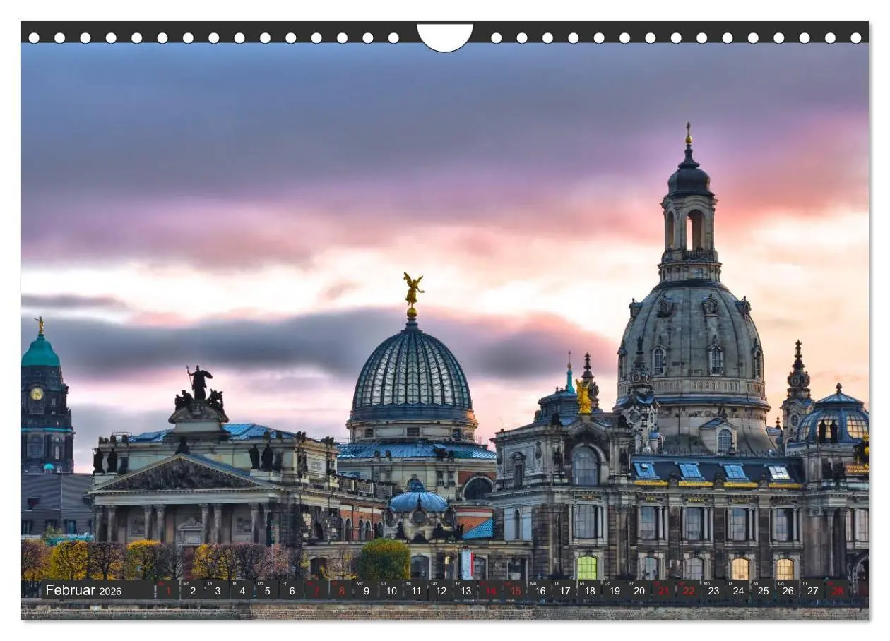 Bild: 9783516143027 | Dresden - Die Frauenkirche (Wandkalender 2026 DIN A4 quer),...