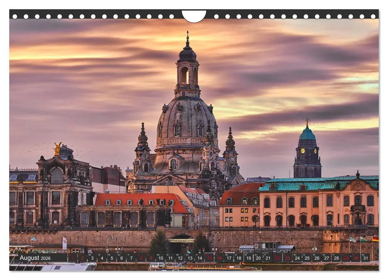 Bild: 9783516143027 | Dresden - Die Frauenkirche (Wandkalender 2026 DIN A4 quer),...