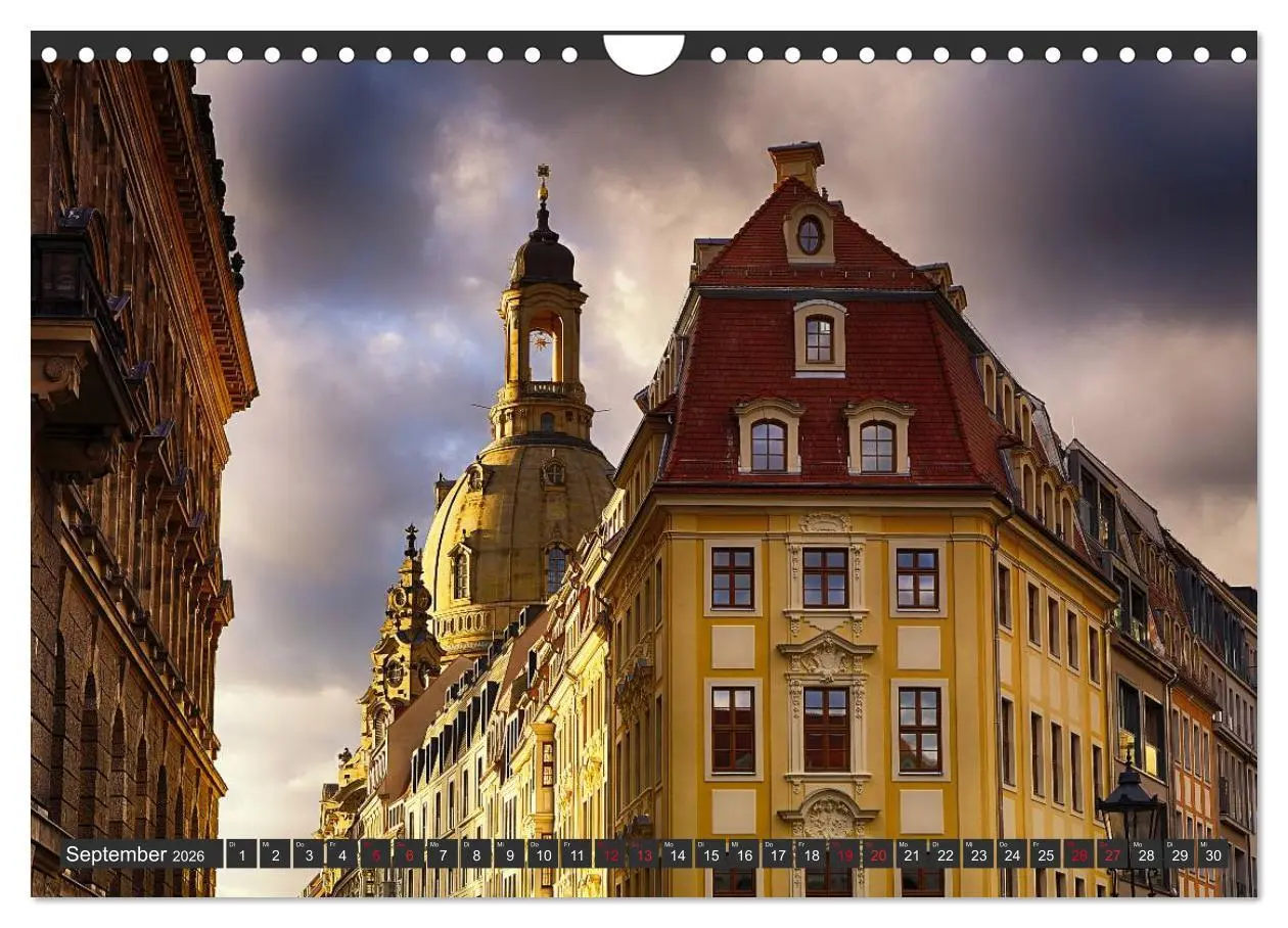 Bild: 9783516143027 | Dresden - Die Frauenkirche (Wandkalender 2026 DIN A4 quer),...