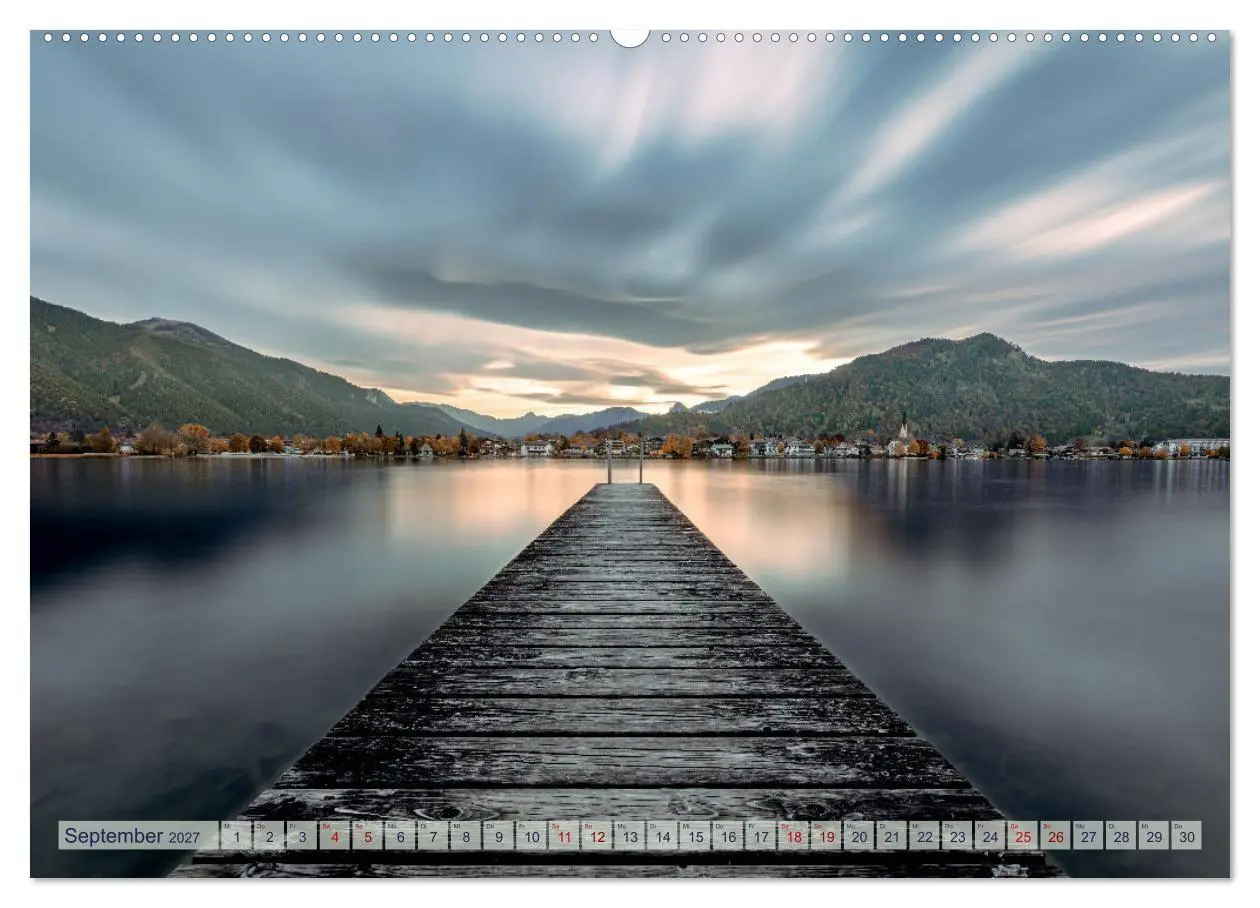 Bild: 9783569233027 | Malerischer Tegernsee (Wandkalender 2027 DIN A2 quer), CALVENDO...