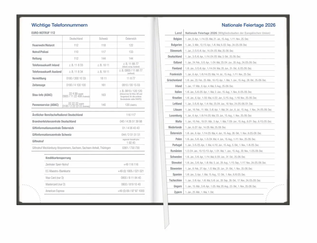 Bild: 9783756413027 | Wochen-Cheftimer A5, schwarz 2026 | Heye | Kalender | 136 S. | Deutsch