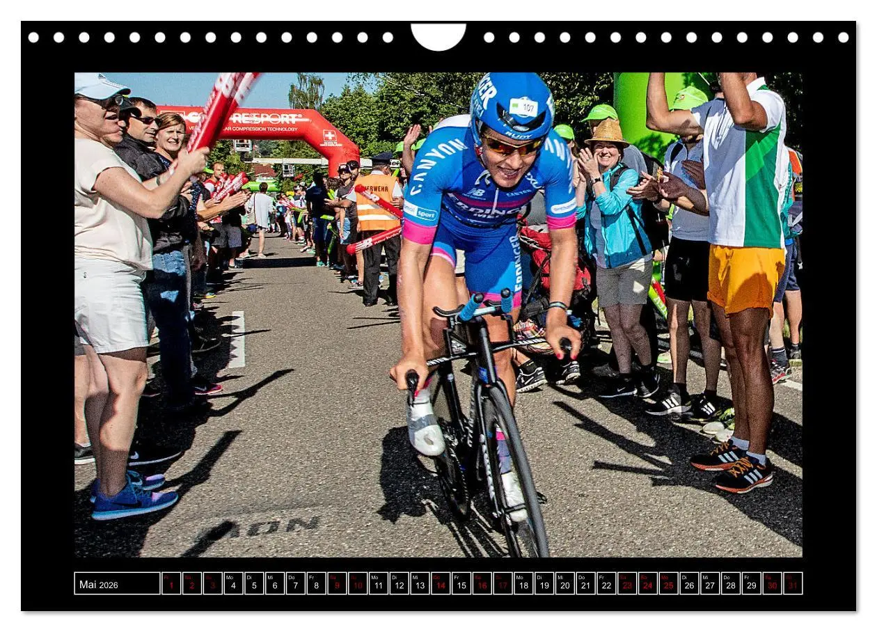 Bild: 9783457353127 | TRIATHLON Impressionen (Wandkalender 2026 DIN A4 quer), CALVENDO...