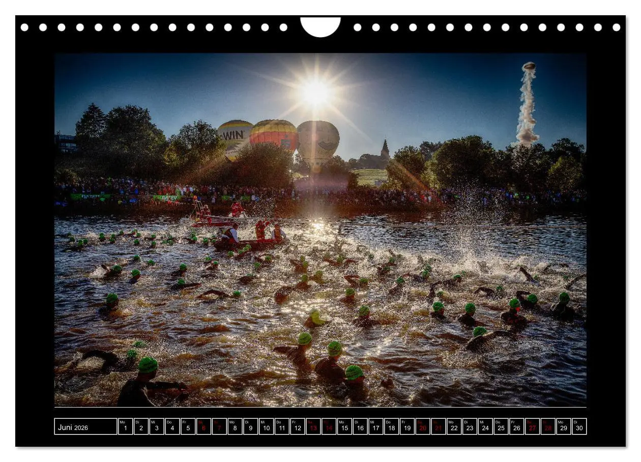 Bild: 9783457353127 | TRIATHLON Impressionen (Wandkalender 2026 DIN A4 quer), CALVENDO...