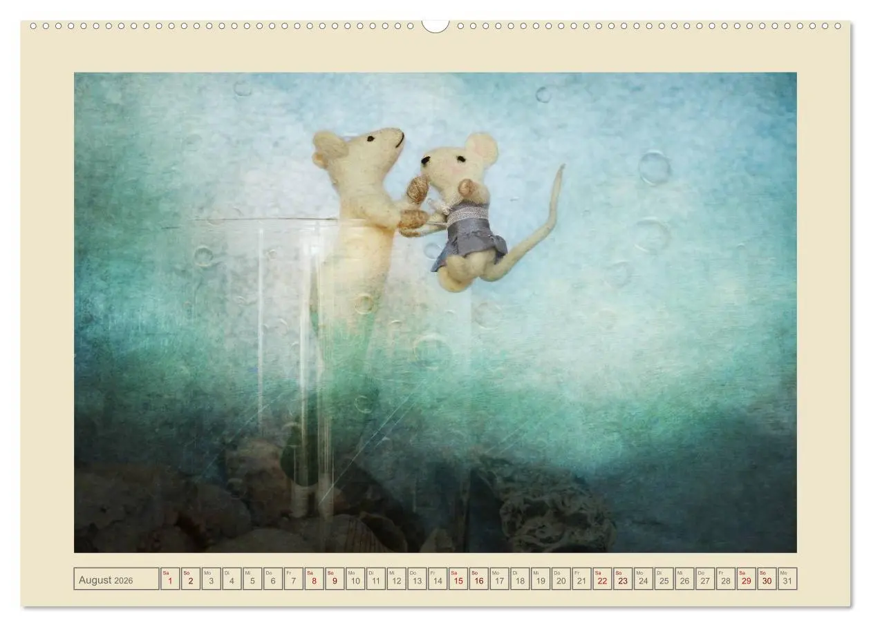 Bild: 9783516063127 | Bei Familie Maus zuhaus (Wandkalender 2026 DIN A2 quer), CALVENDO...