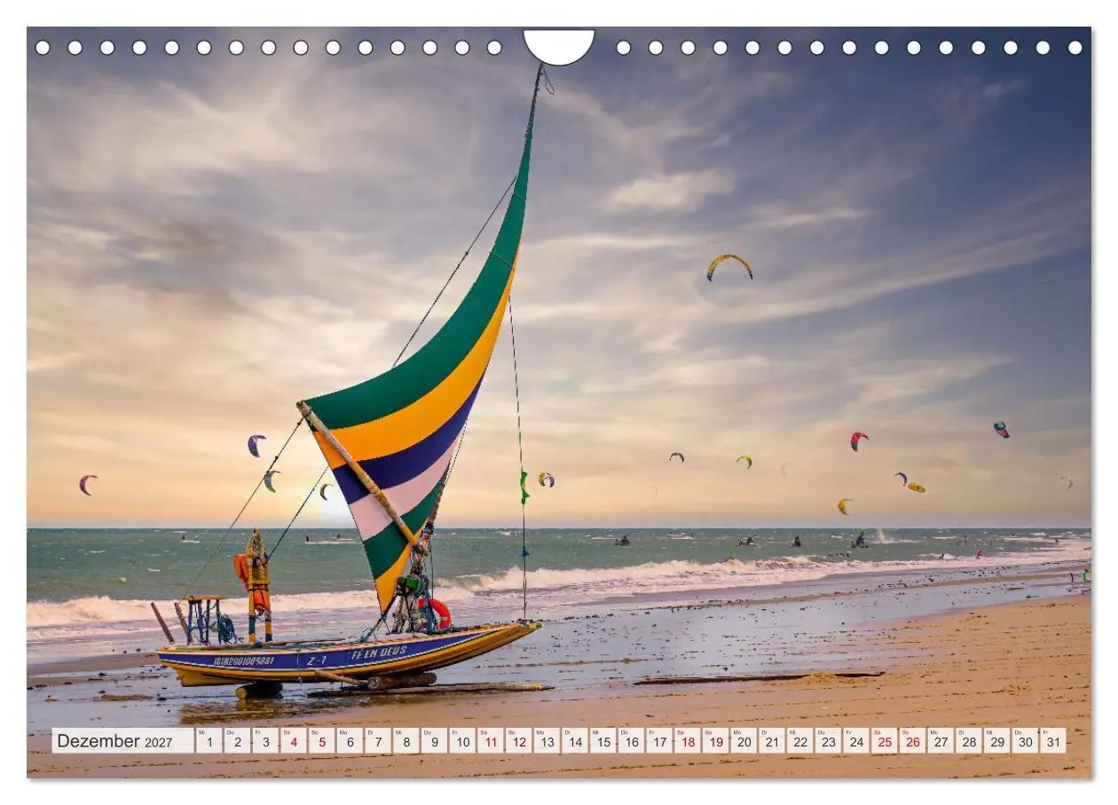 Bild: 9783569533127 | Faszination Kitesurfen (Wandkalender 2027 DIN A4 quer), CALVENDO...