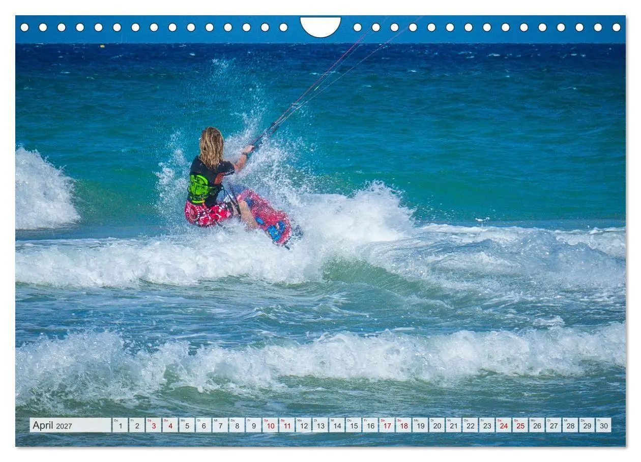Bild: 9783569533127 | Faszination Kitesurfen (Wandkalender 2027 DIN A4 quer), CALVENDO...