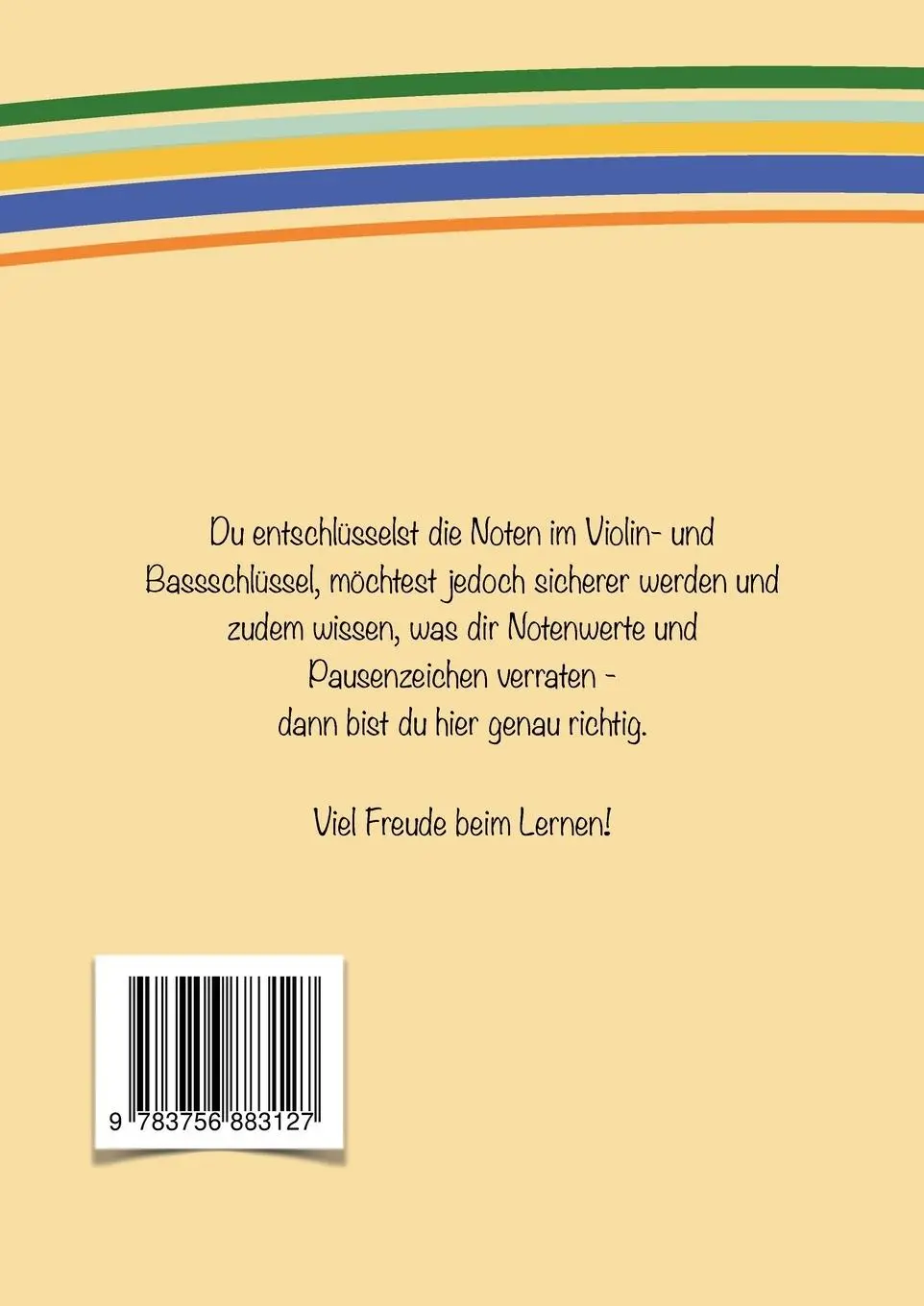 Rückseite: 9783756883127 | Notenrätsel im Violin- und Bassschlüssel | Fräulein Herrmann | Buch