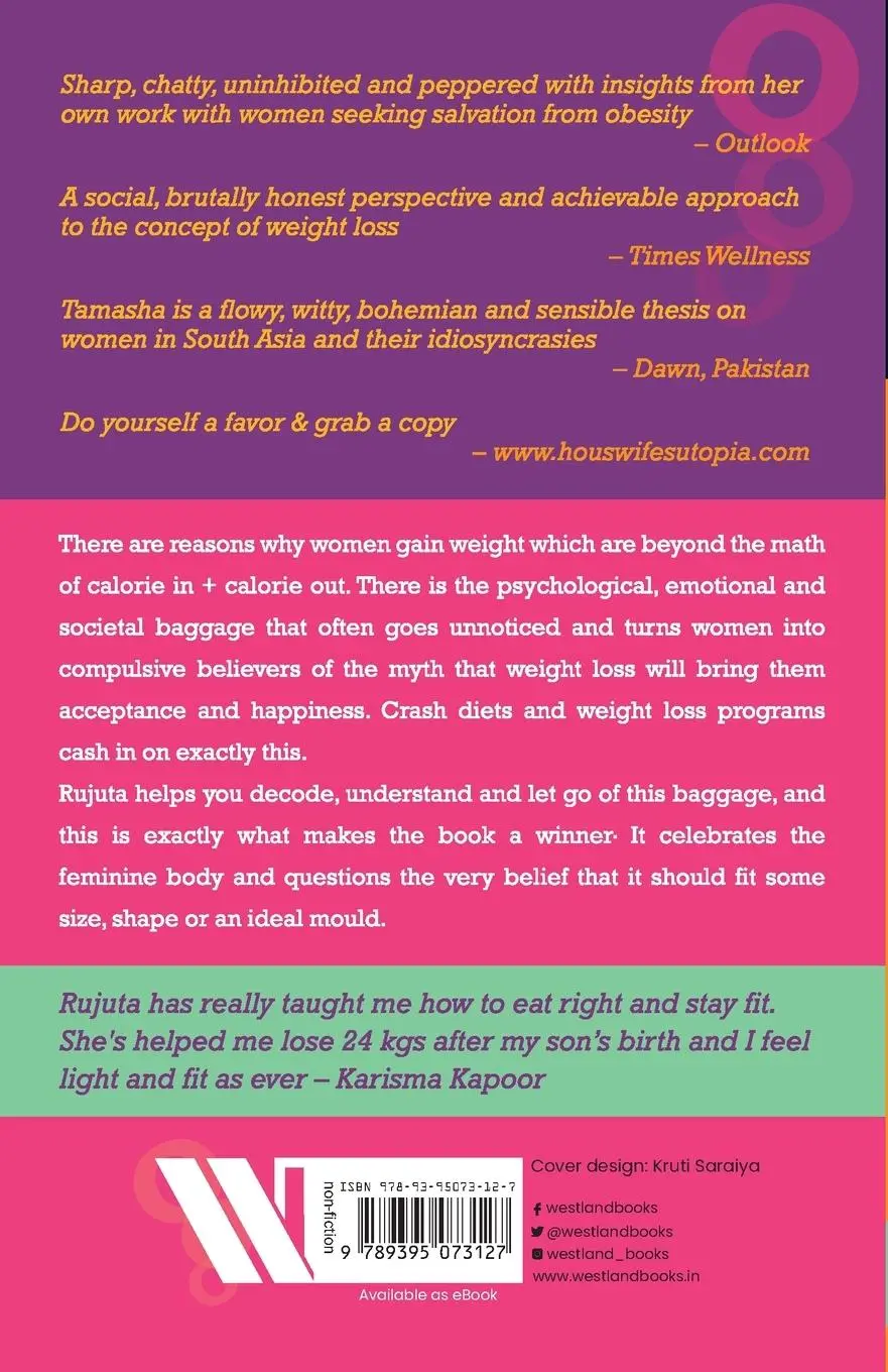 Rückseite: 9789395073127 | Women And The Weight Loss Tamasha | Rujuta Diwekar | Taschenbuch
