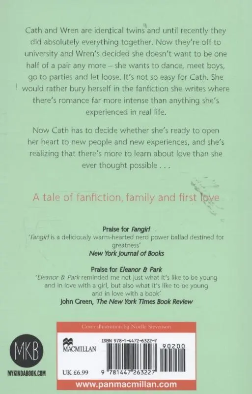 Rückseite: 9781447263227 | Fangirl | Rainbow Rowell | Taschenbuch | 465 S. | Englisch | 2014
