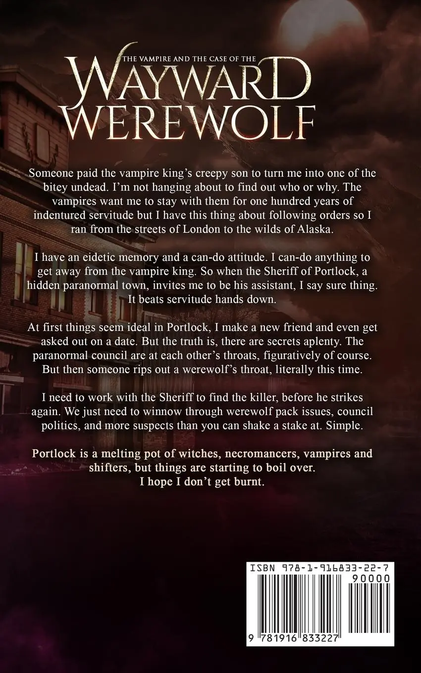 Rückseite: 9781916833227 | The Vampire and the Case of the Wayward Werewolf | Harris (u. a.)