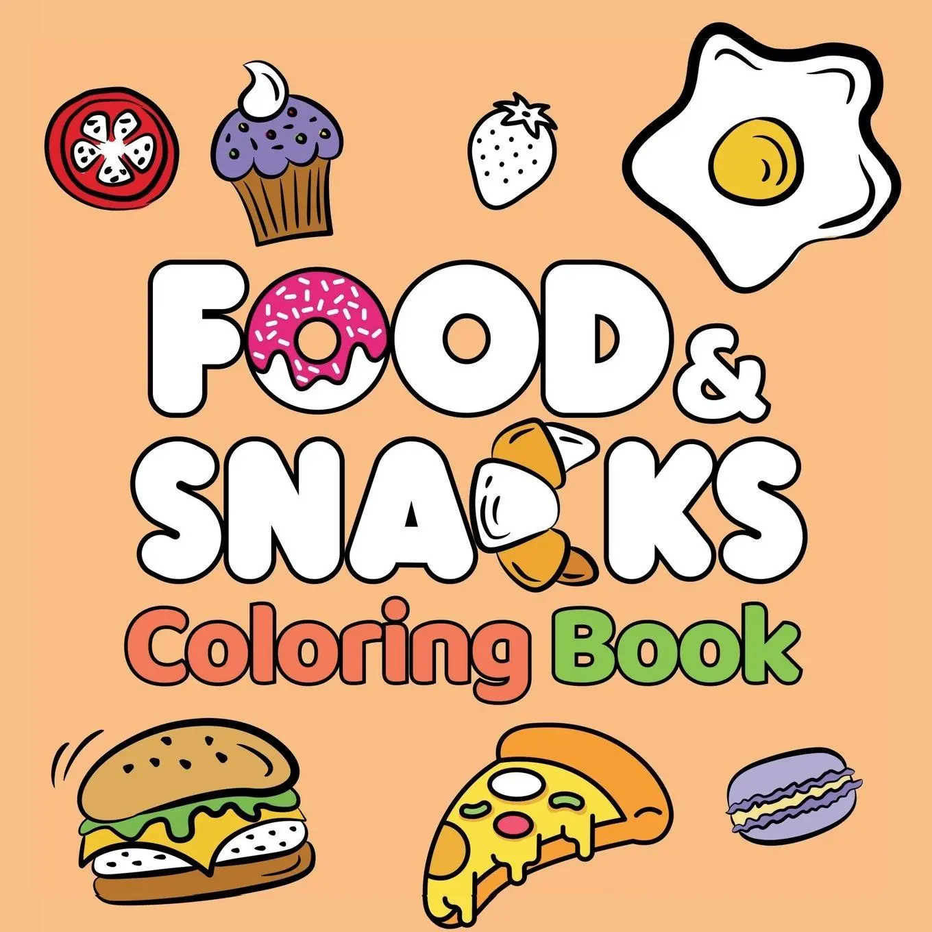 Cover: 9781964113227 | Food &amp; Snacks Coloring Book | Amelia Green | Taschenbuch | Englisch