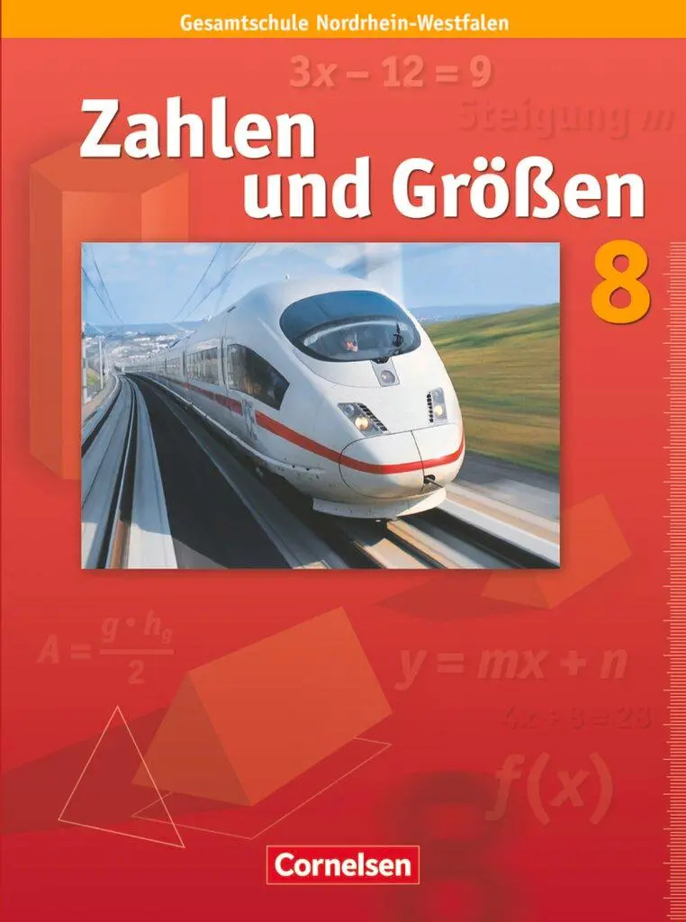 Cover: 9783060013227 | Zahlen und Größen 8. Schuljahr. Schülerbuch. Kernlehrpläne...