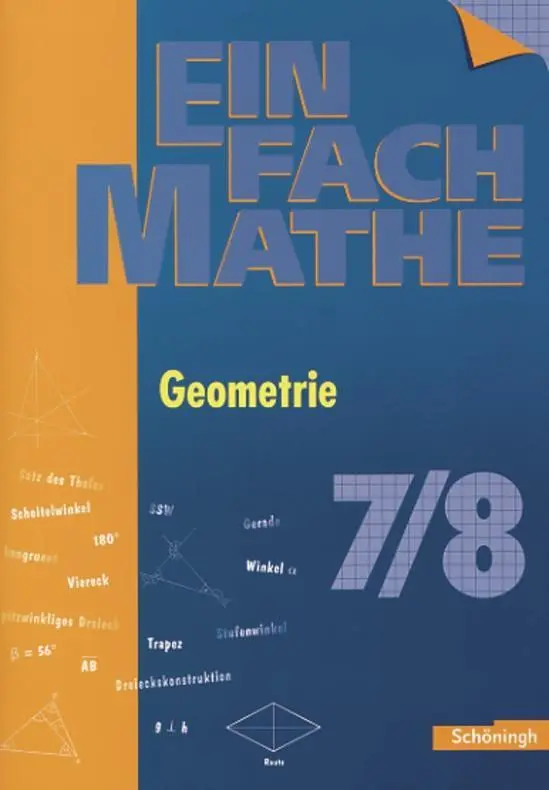 Cover: 9783140373227 | EinFach Mathe. Geometrie. Jahrgangsstufen 7 / 8 | Anders | Broschüre