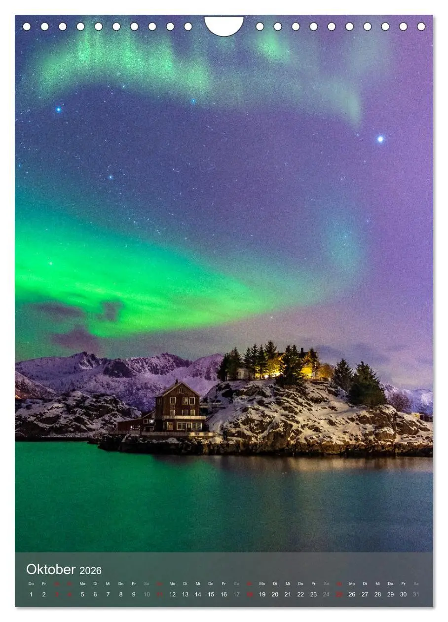 Bild: 9783516363227 | Aurora - Polarlicht des Nordens (Wandkalender 2026 DIN A4 hoch),...