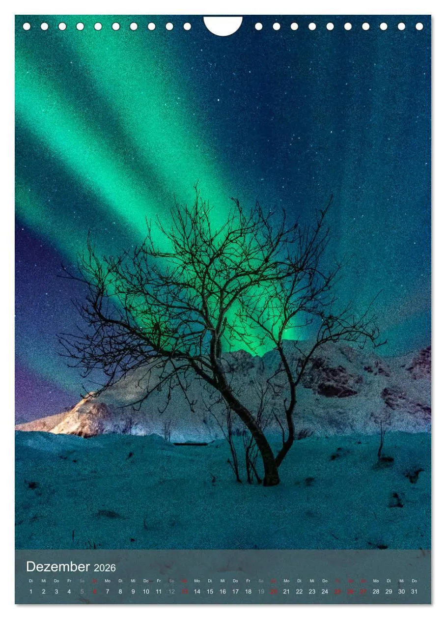 Bild: 9783516363227 | Aurora - Polarlicht des Nordens (Wandkalender 2026 DIN A4 hoch),...
