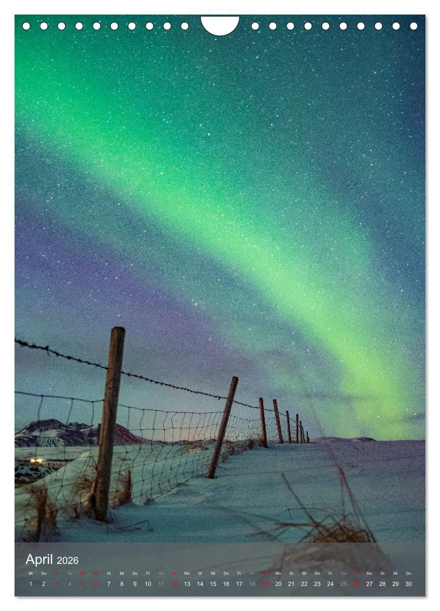 Bild: 9783516363227 | Aurora - Polarlicht des Nordens (Wandkalender 2026 DIN A4 hoch),...