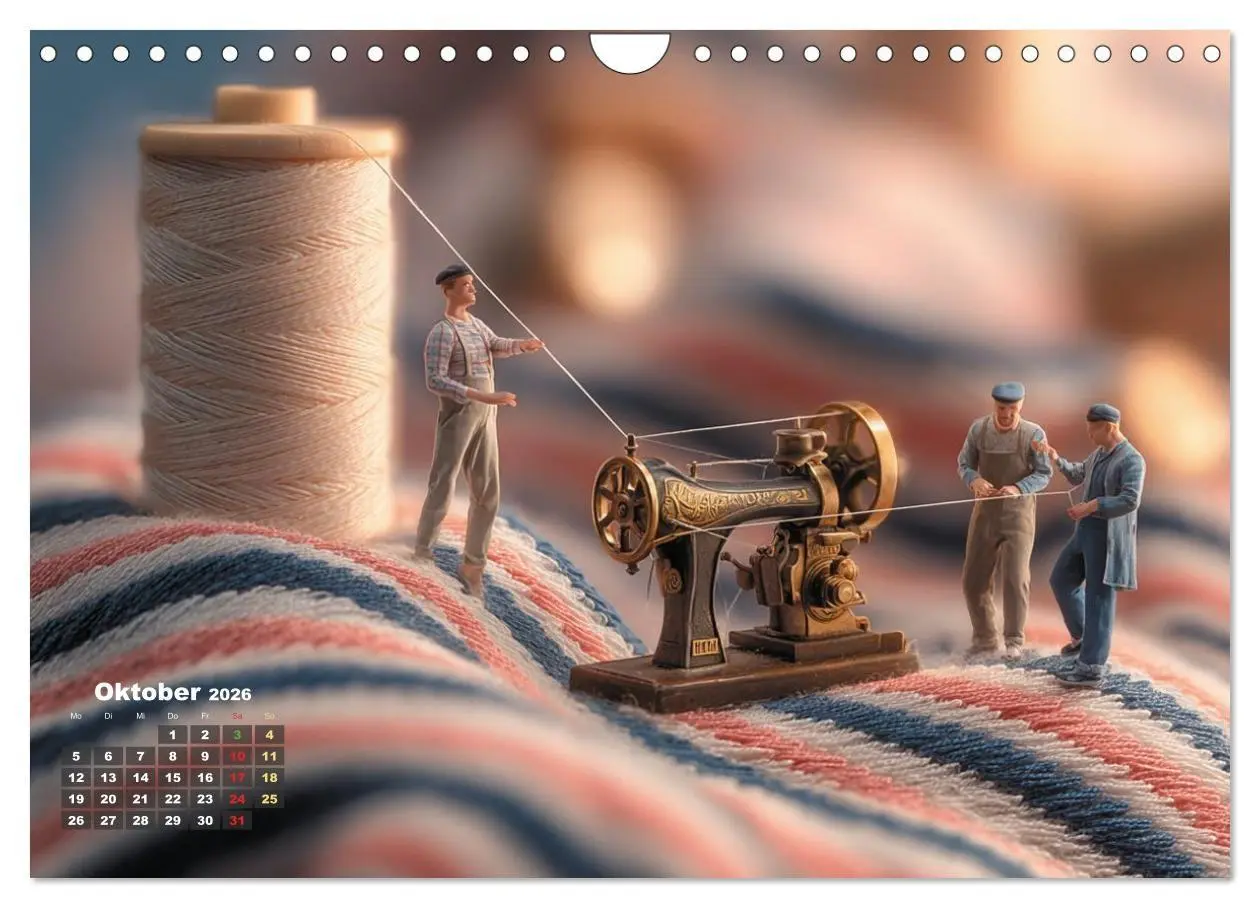 Bild: 9783516743227 | Miniatur - Atelier (Wandkalender 2026 DIN A4 quer), CALVENDO...