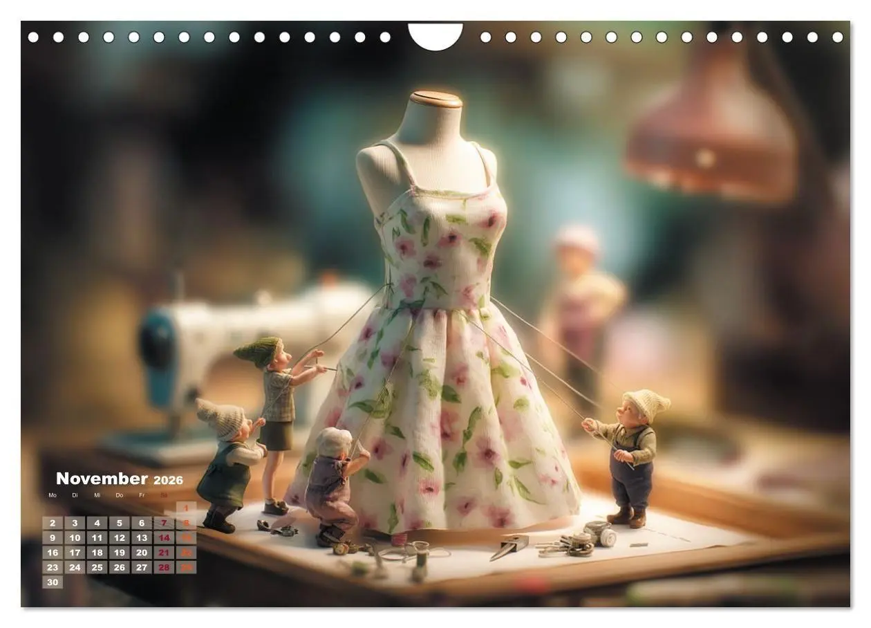 Bild: 9783516743227 | Miniatur - Atelier (Wandkalender 2026 DIN A4 quer), CALVENDO...