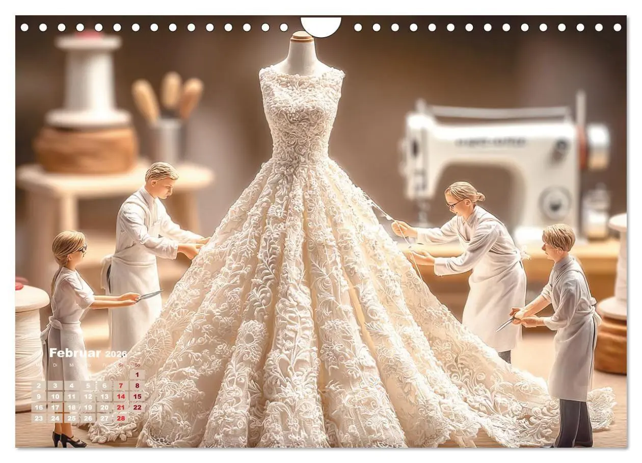 Bild: 9783516743227 | Miniatur - Atelier (Wandkalender 2026 DIN A4 quer), CALVENDO...