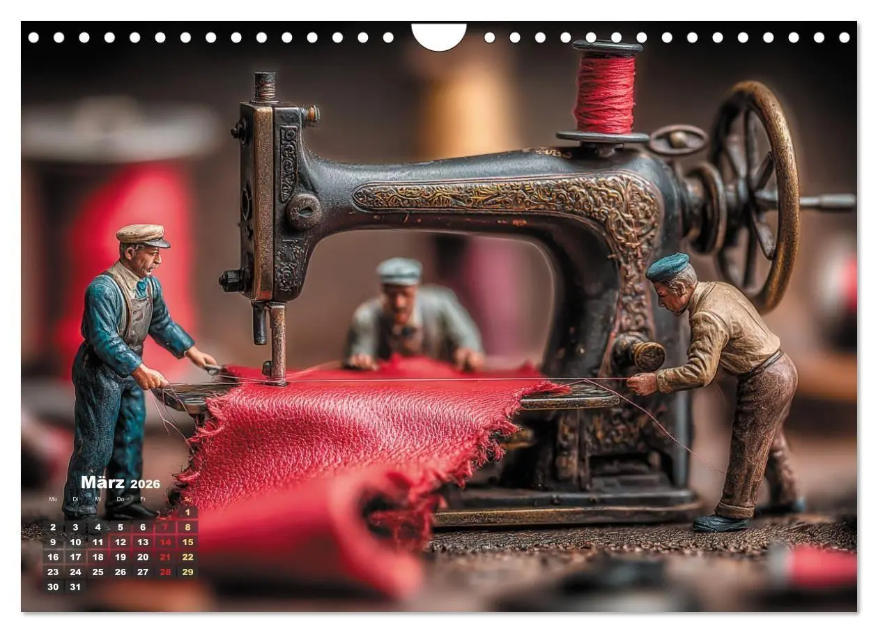 Bild: 9783516743227 | Miniatur - Atelier (Wandkalender 2026 DIN A4 quer), CALVENDO...